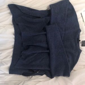 Blue Sweater, with zippers on the side